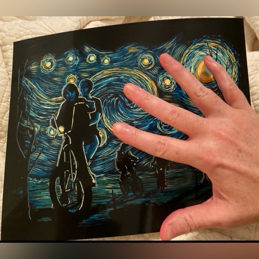 STRANGER THINGS STARRY NIGHT ART PRINT